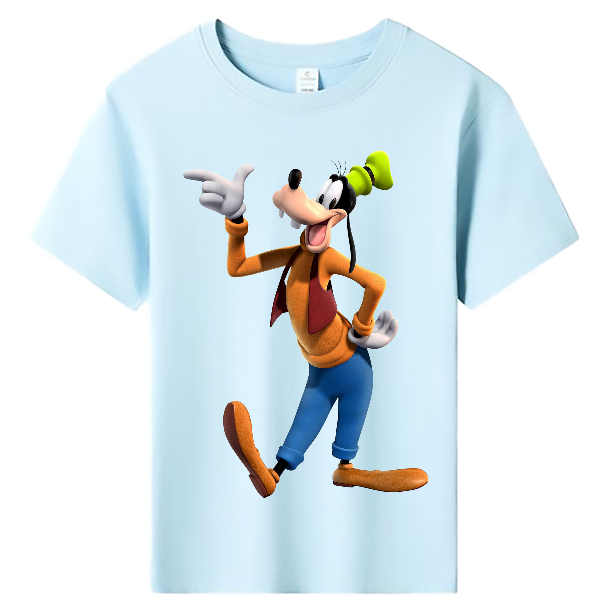 ミッキーマウス Mickey Mouse 綿100％キッズTシャツ（フロントプリント）